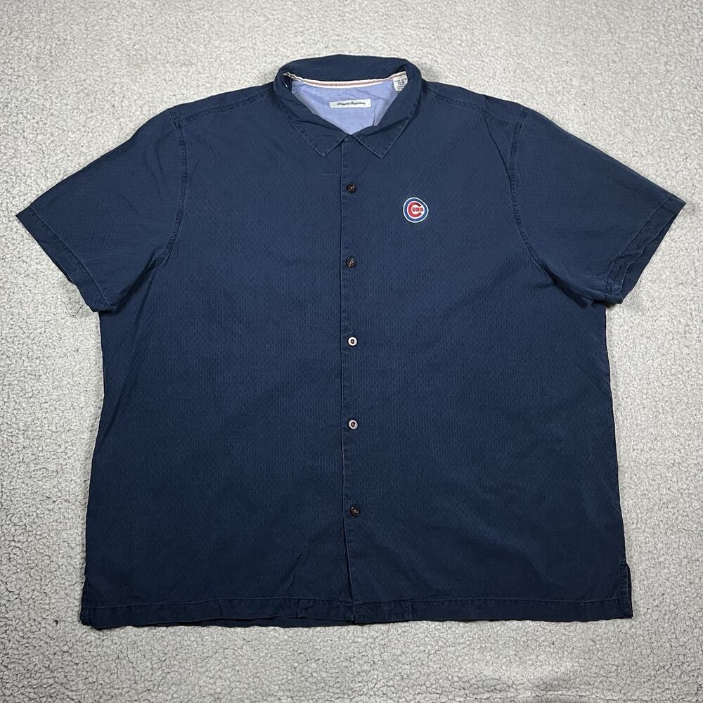 Chicago Cubs Shirt Mens 3XL Tommy Bahama Button Down Embroidered Hawaiian MLB